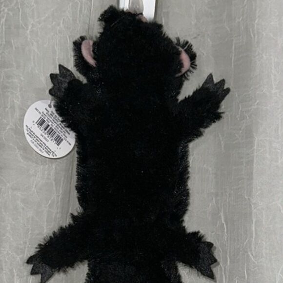 Boots & Barkley Black White Pink Skunk Cuddle Squeaky Crinkle Noise Dog Toy - Picture 7 of 7